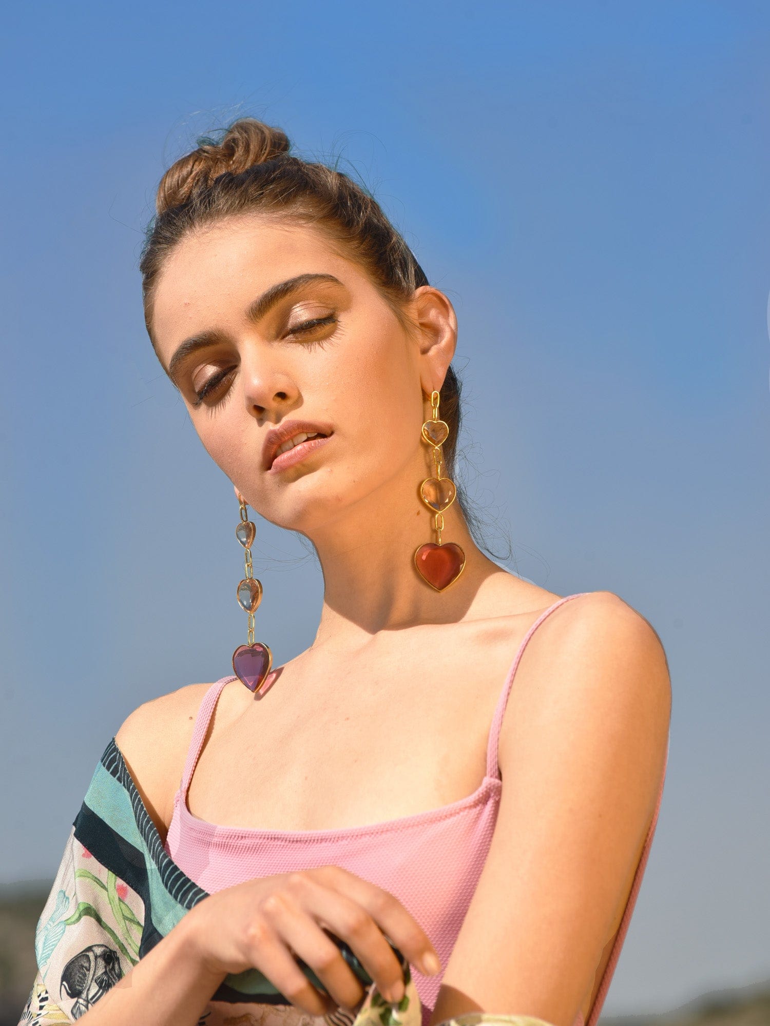 Philia heart earrings