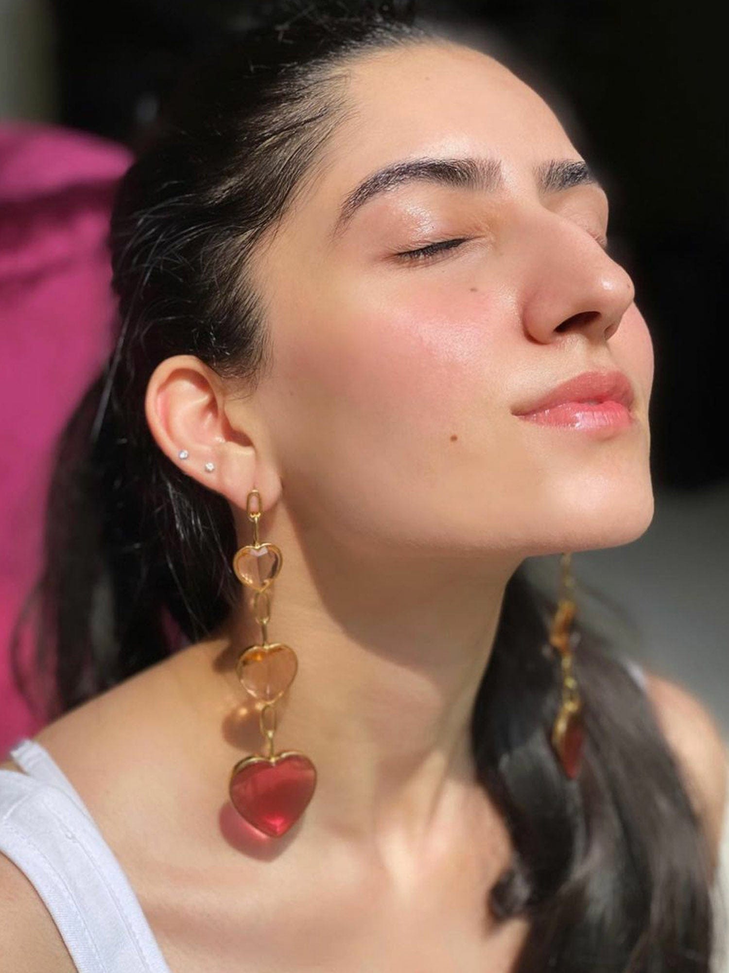 Philia heart earrings