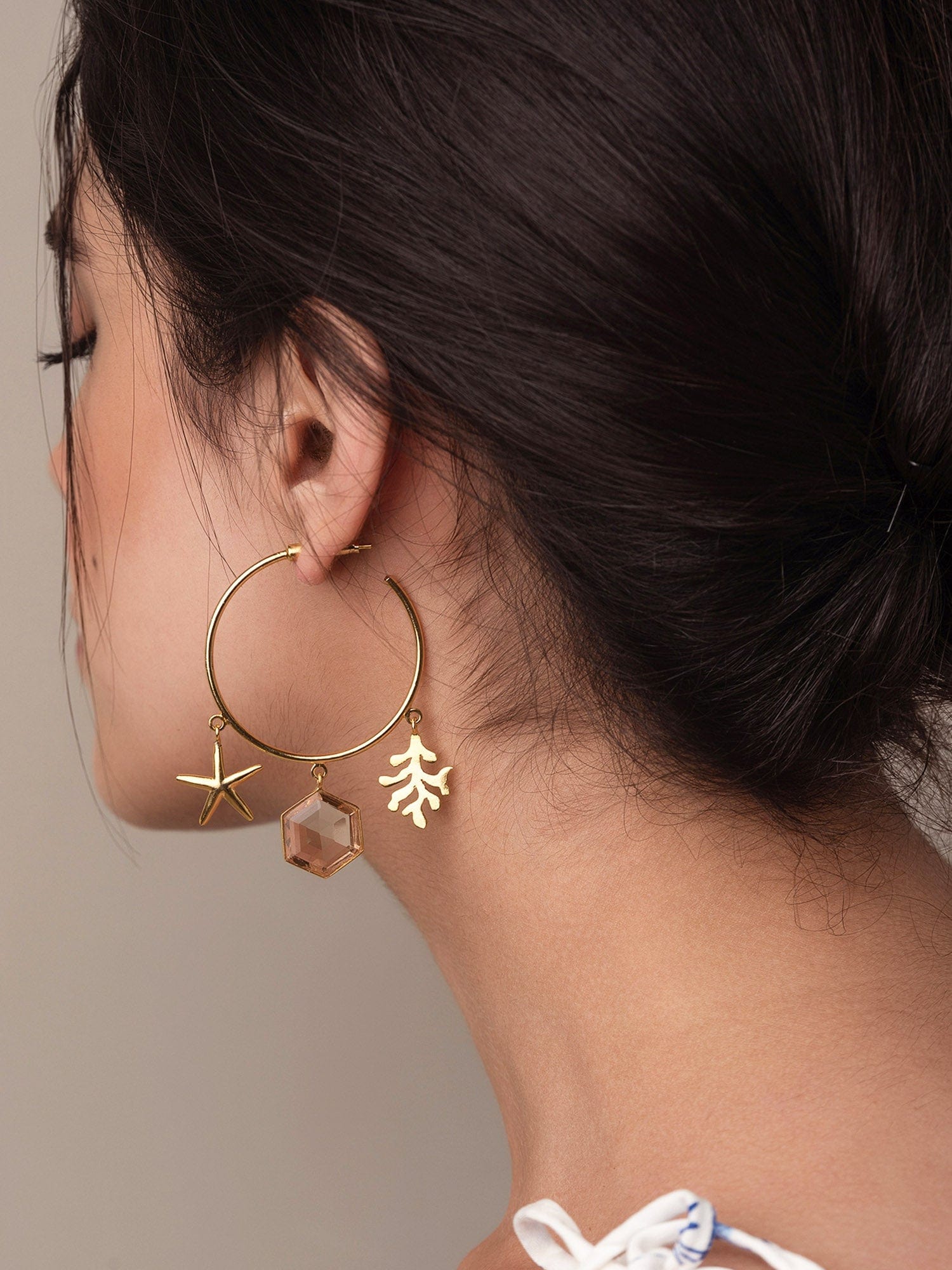 Callista hoop earrings