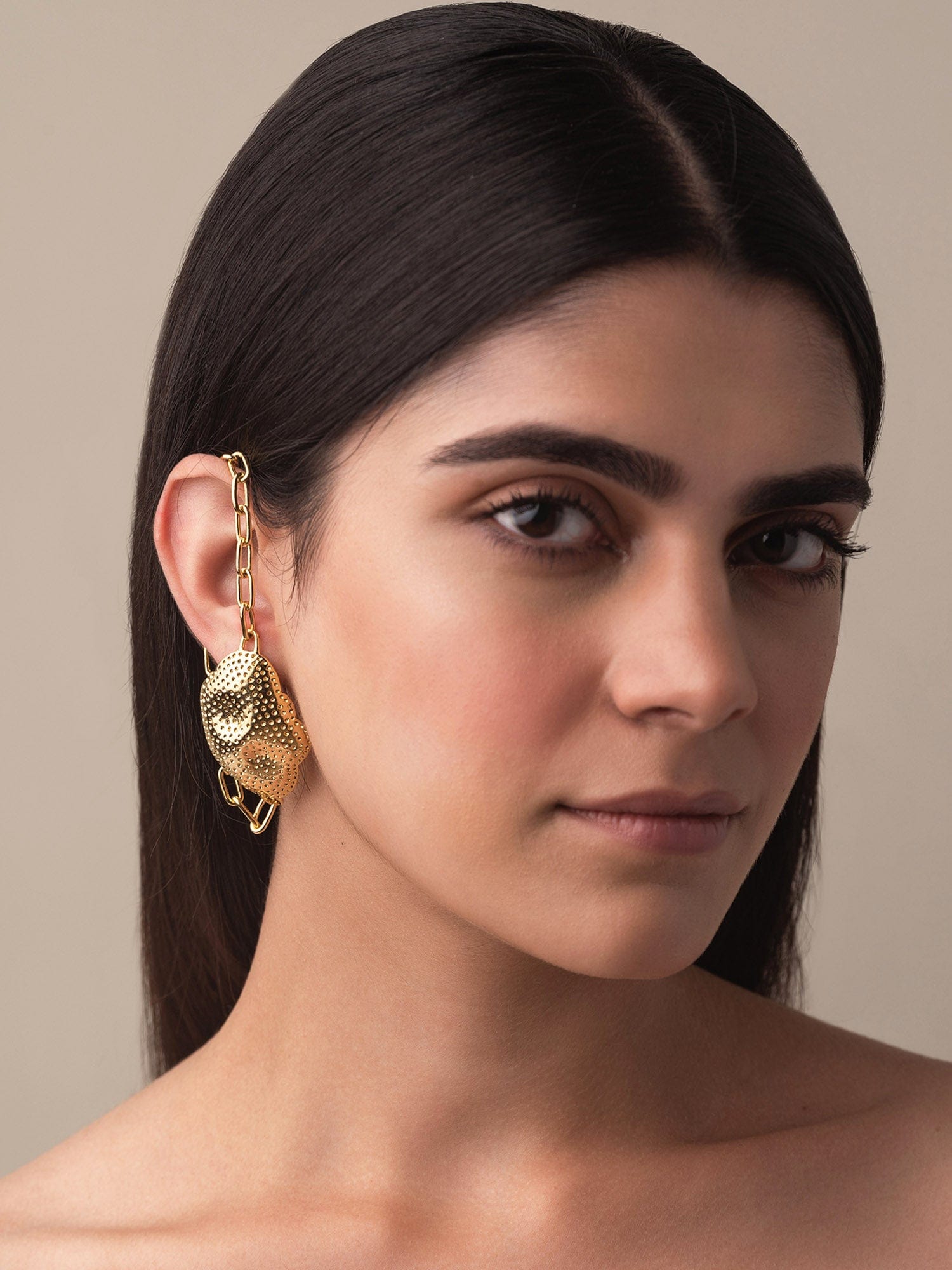 Rissa coral mismatched earrings