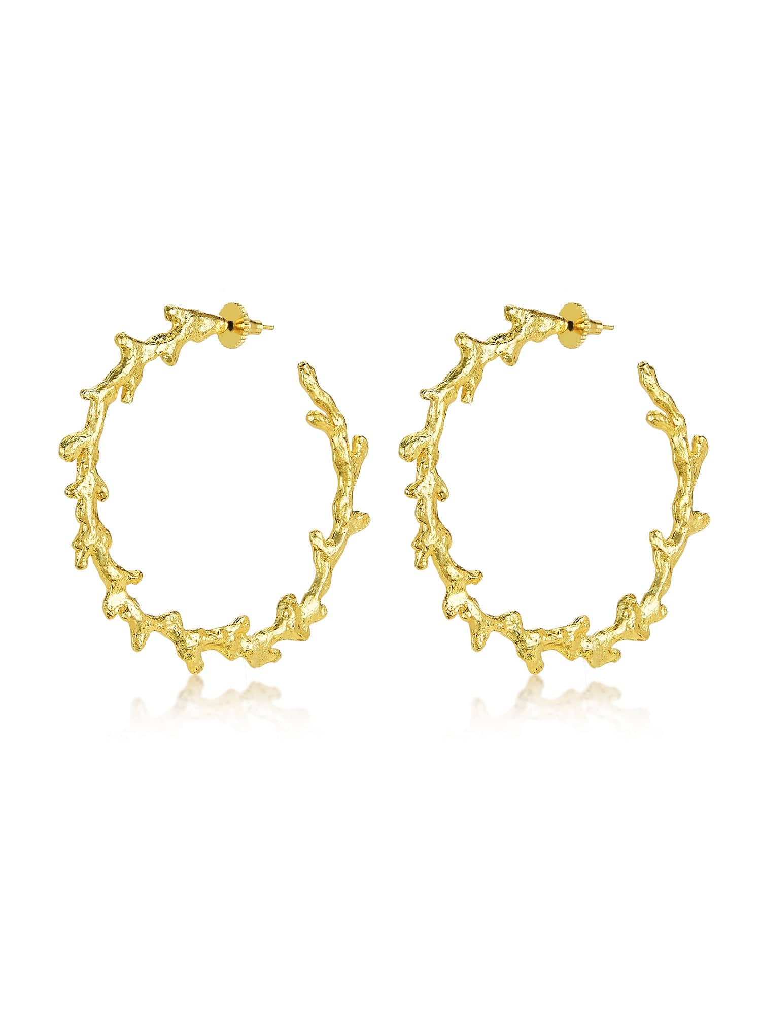Nerice coral hoops