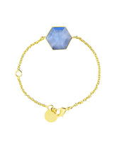 Rena hexagon bracelet (Blue)