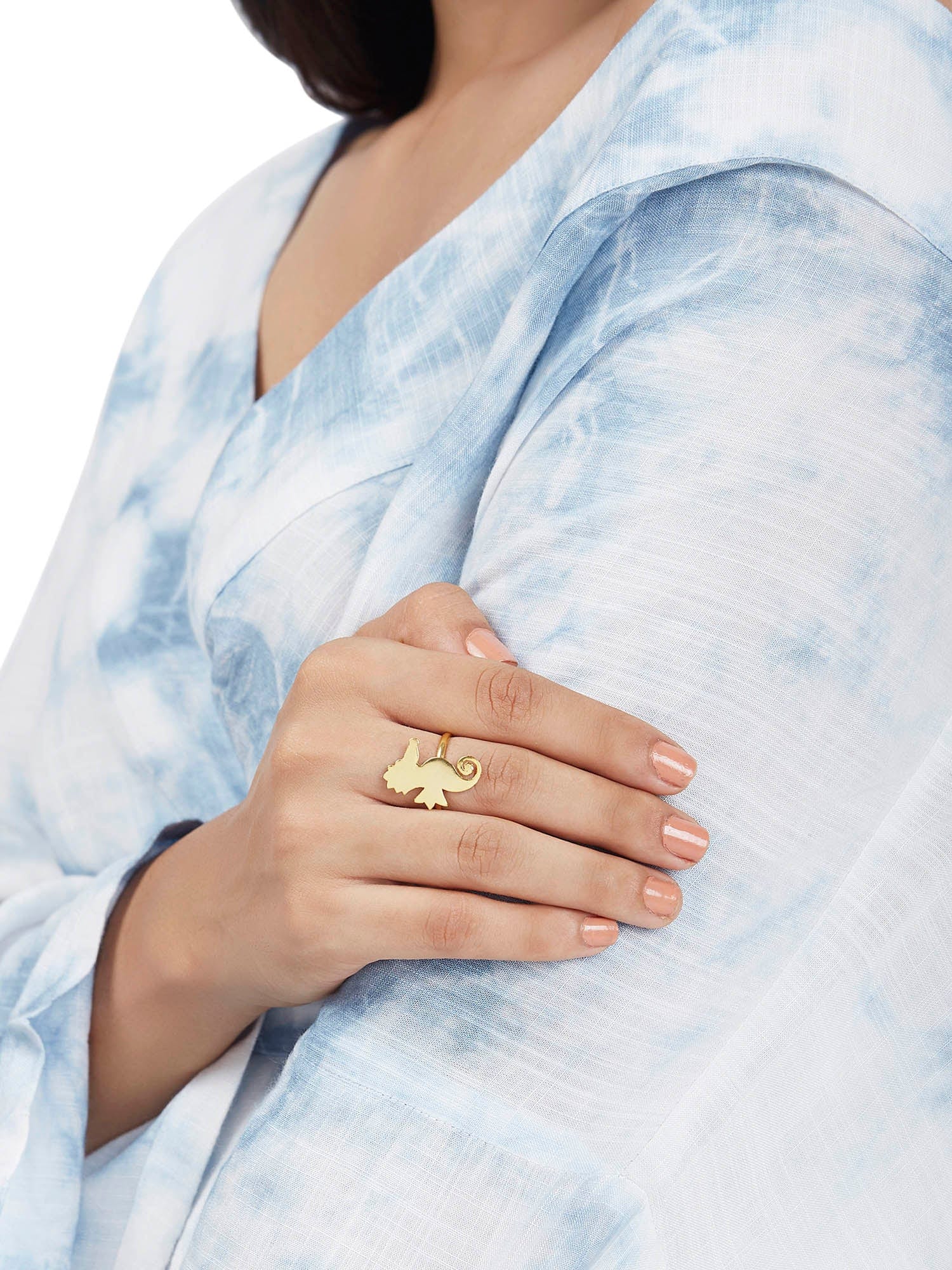 Oceana seahorse ring