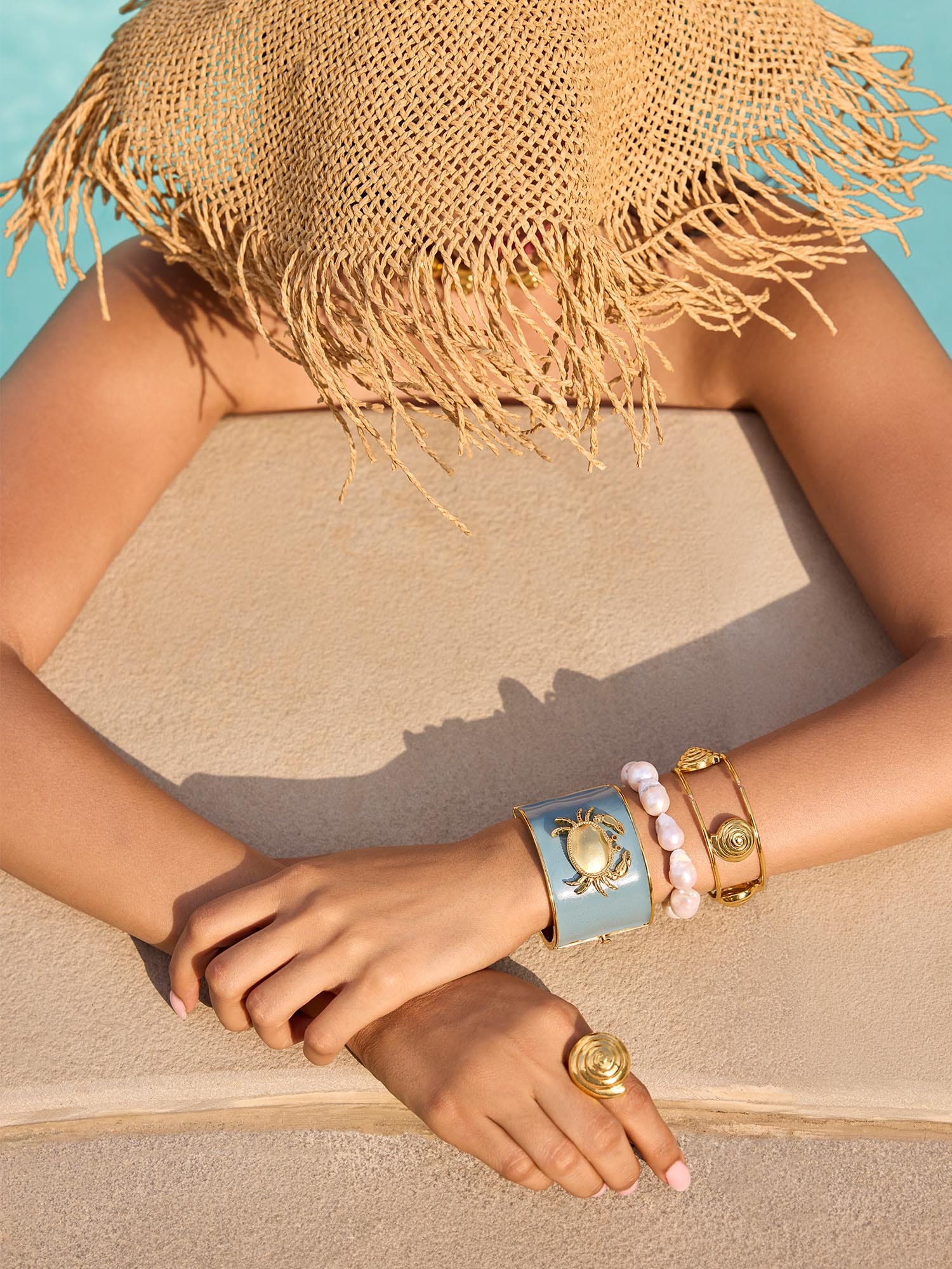 Tidal Treasures Bracelet - Blue Enamel