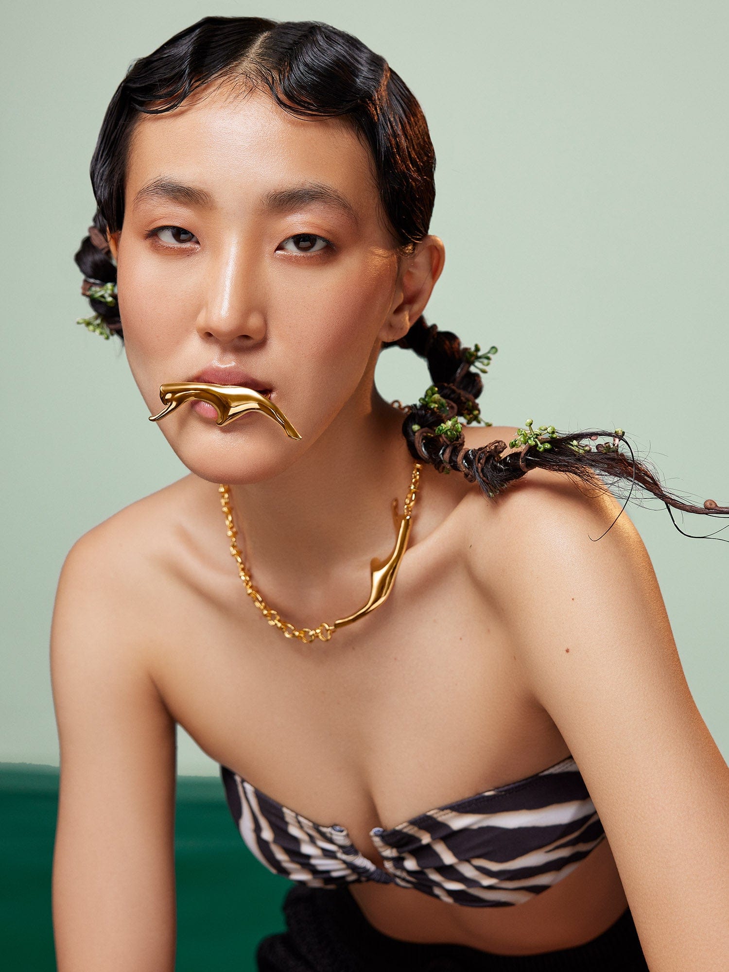 Forest Panther necklace