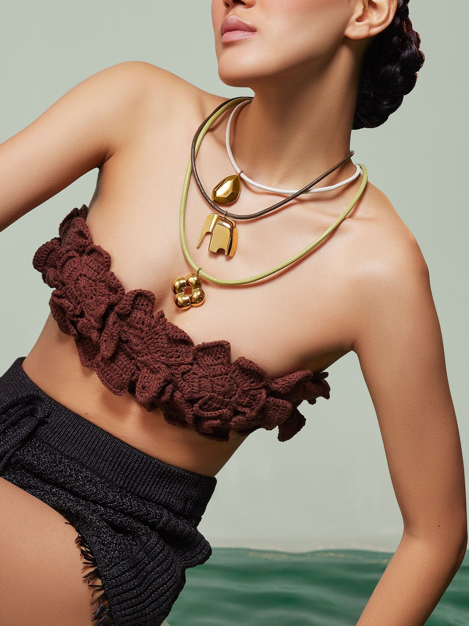 Forest trail necklace