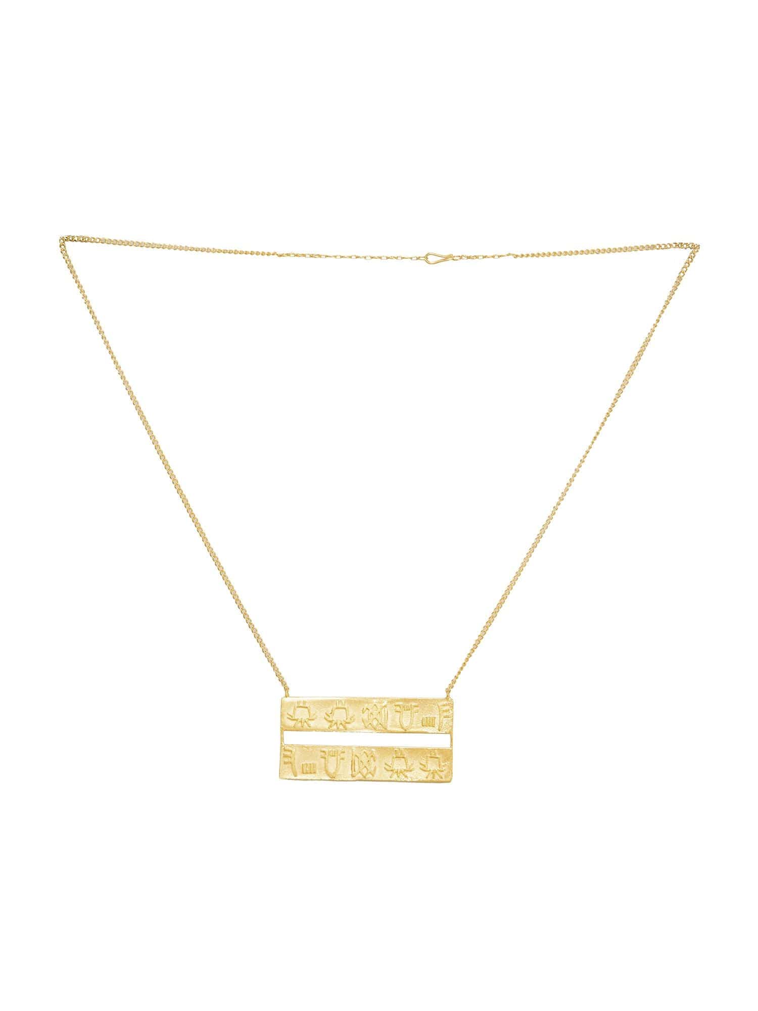 Undeciphered necklace