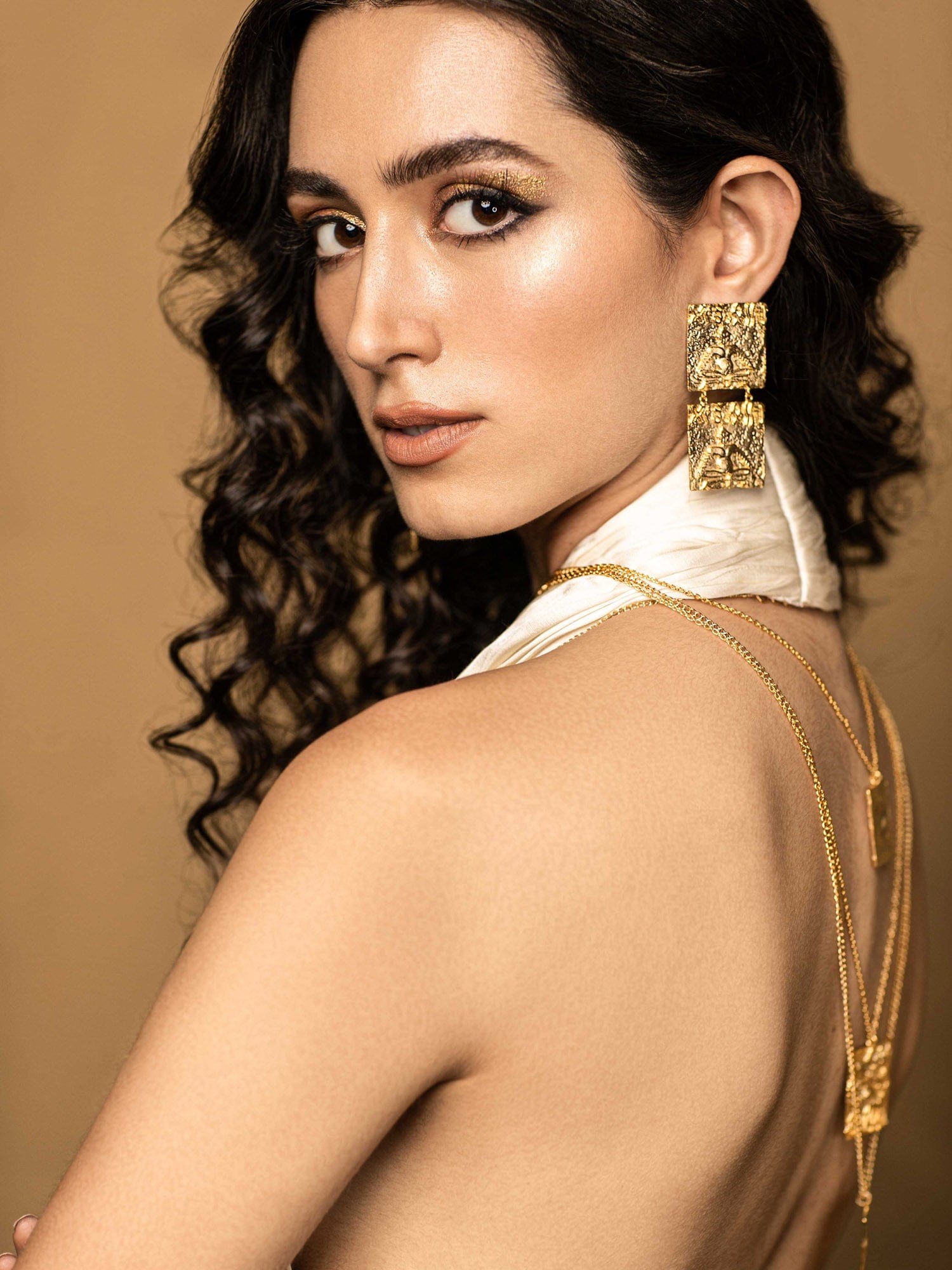 Pashupati seal earrings