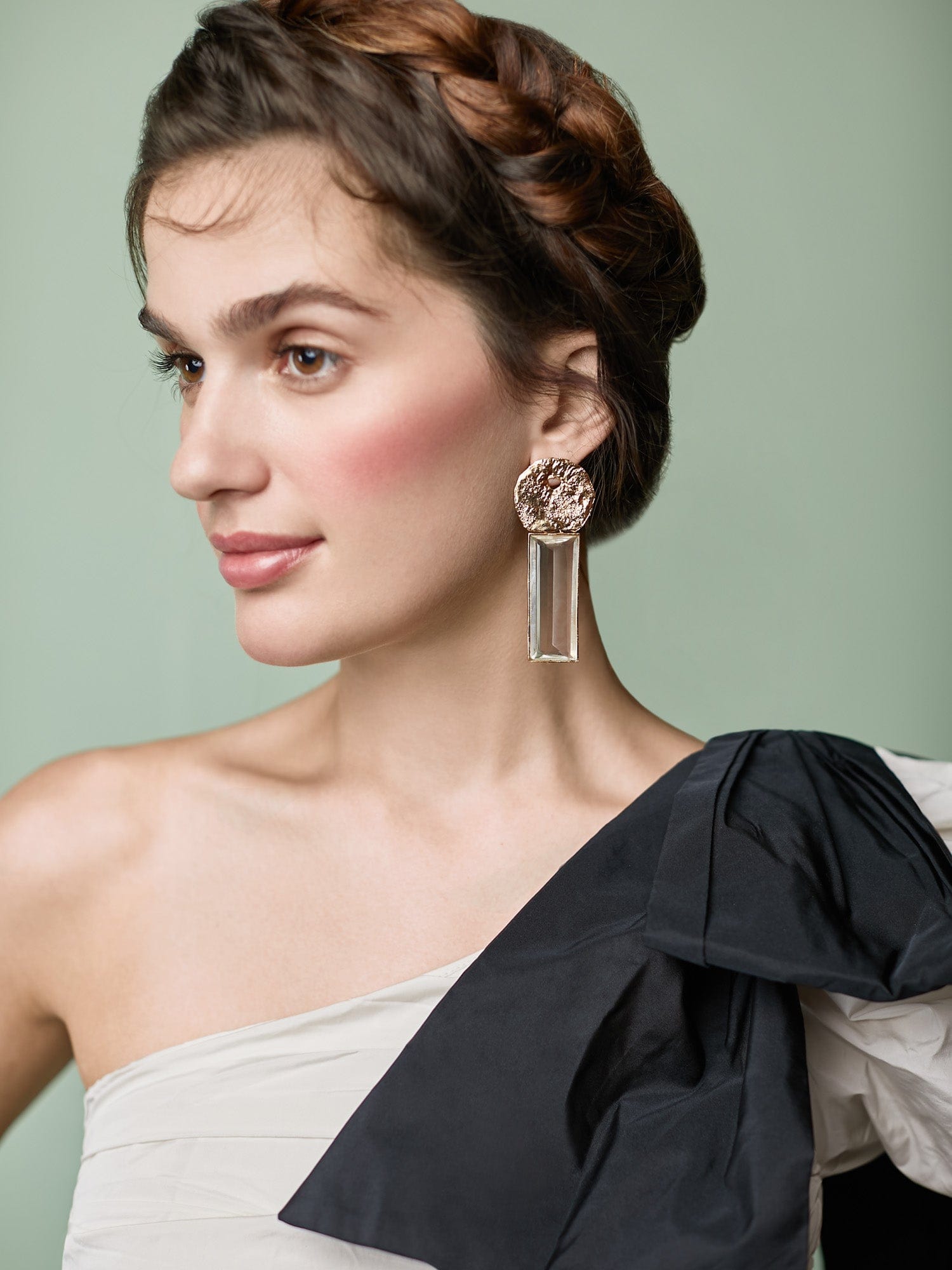 Bonheur crystal earrings