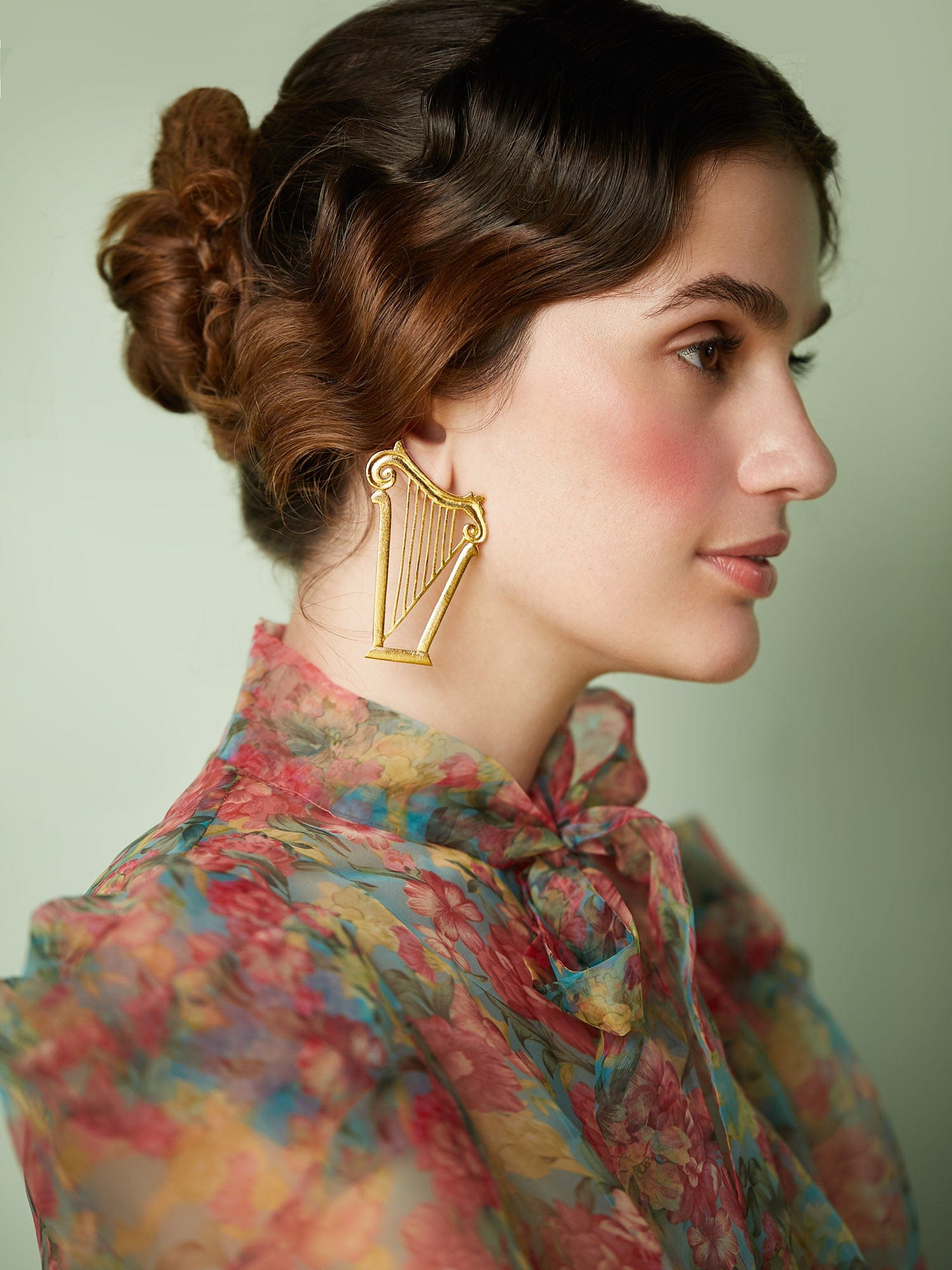 Harp earrings