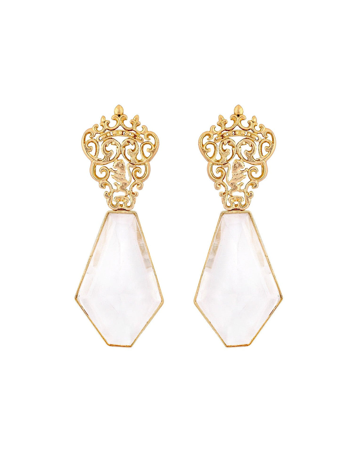 Marguerite crystal earrings