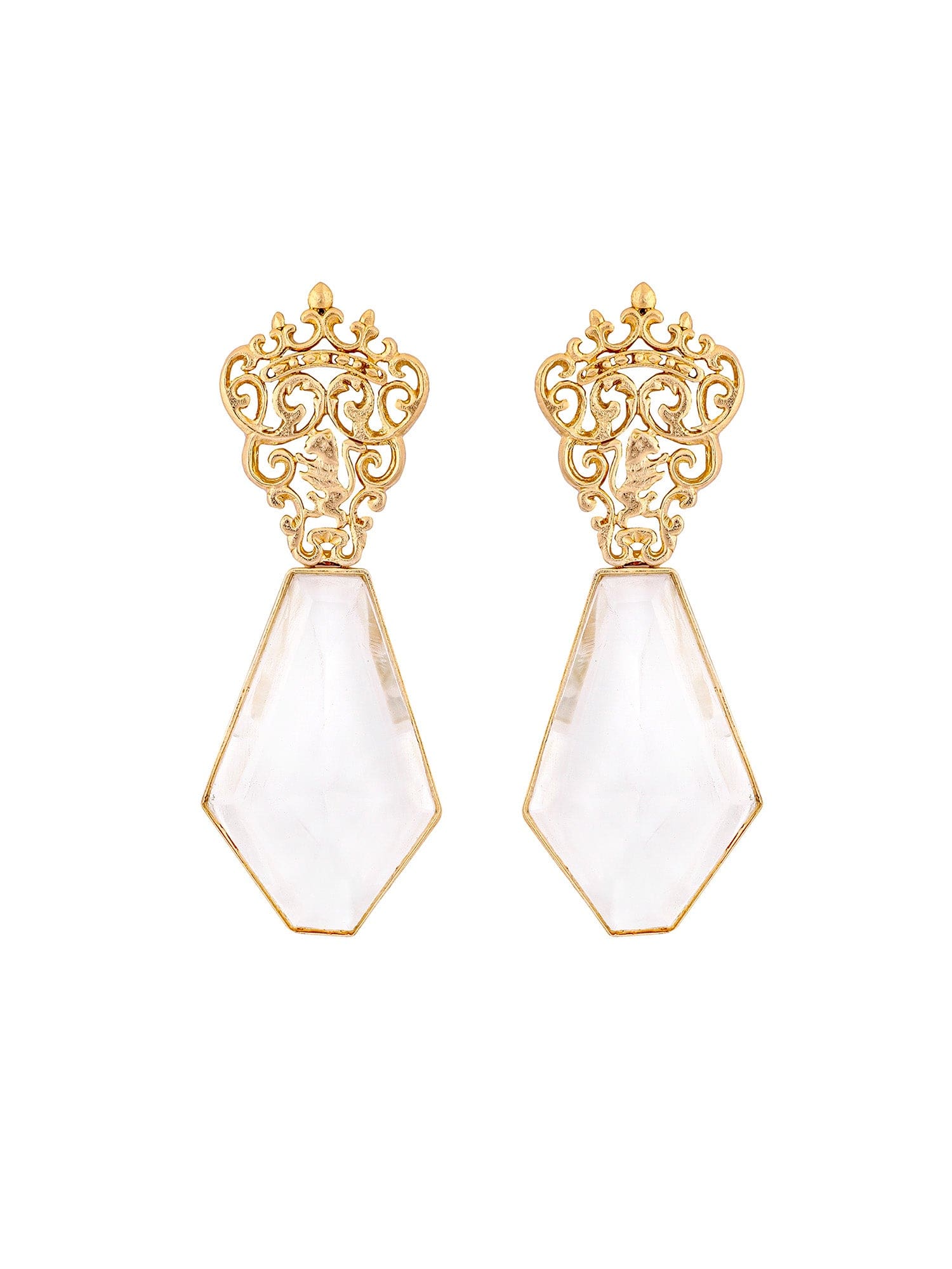 Marguerite crystal earrings