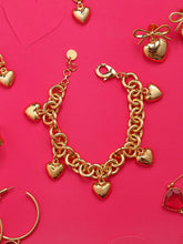 Chunky heart bracelet