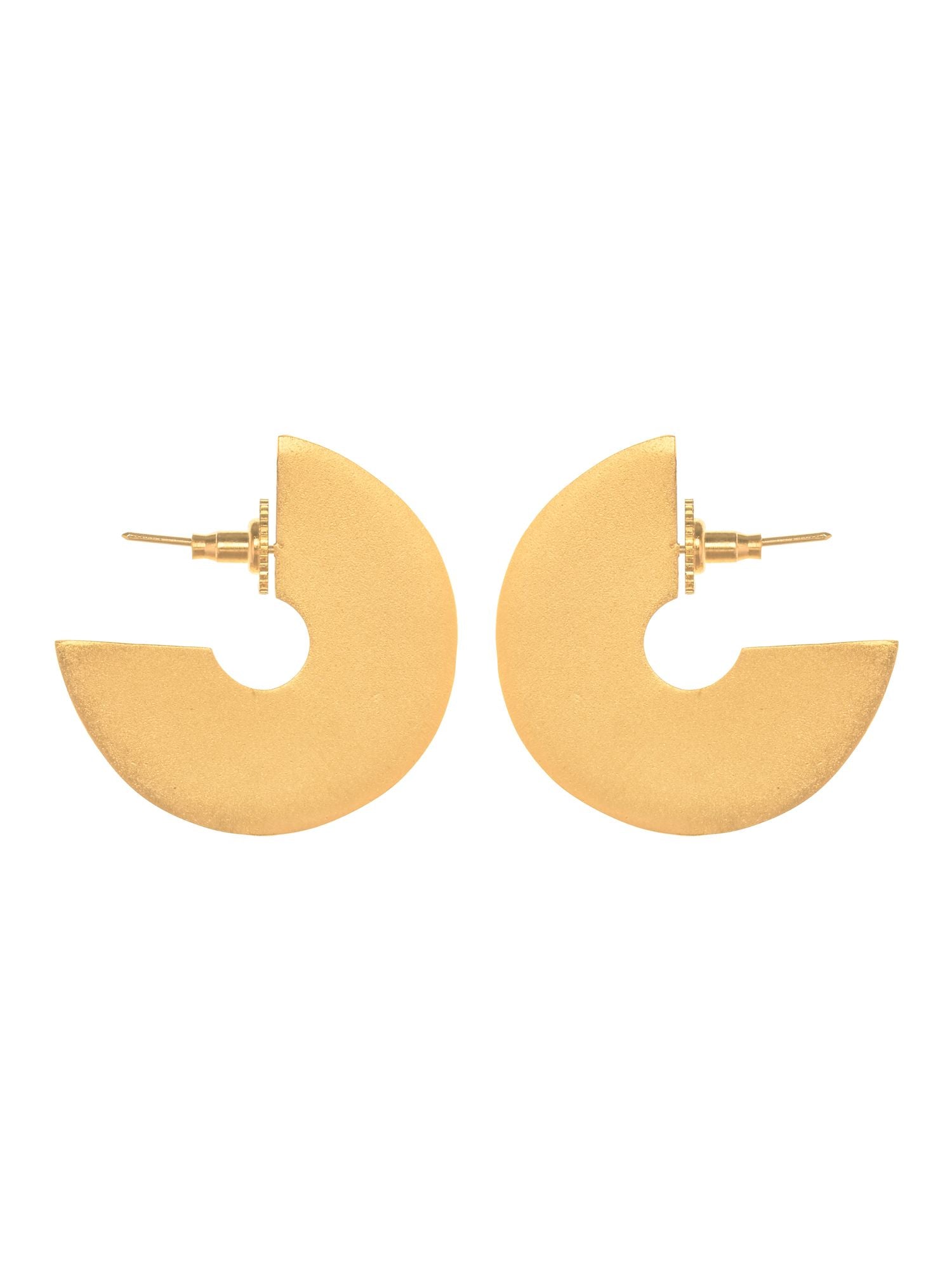 Disc earrings
