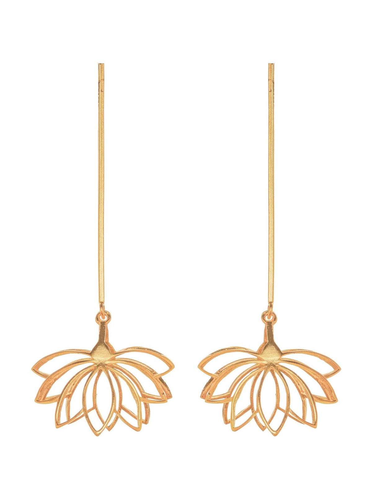 Lotus earrings