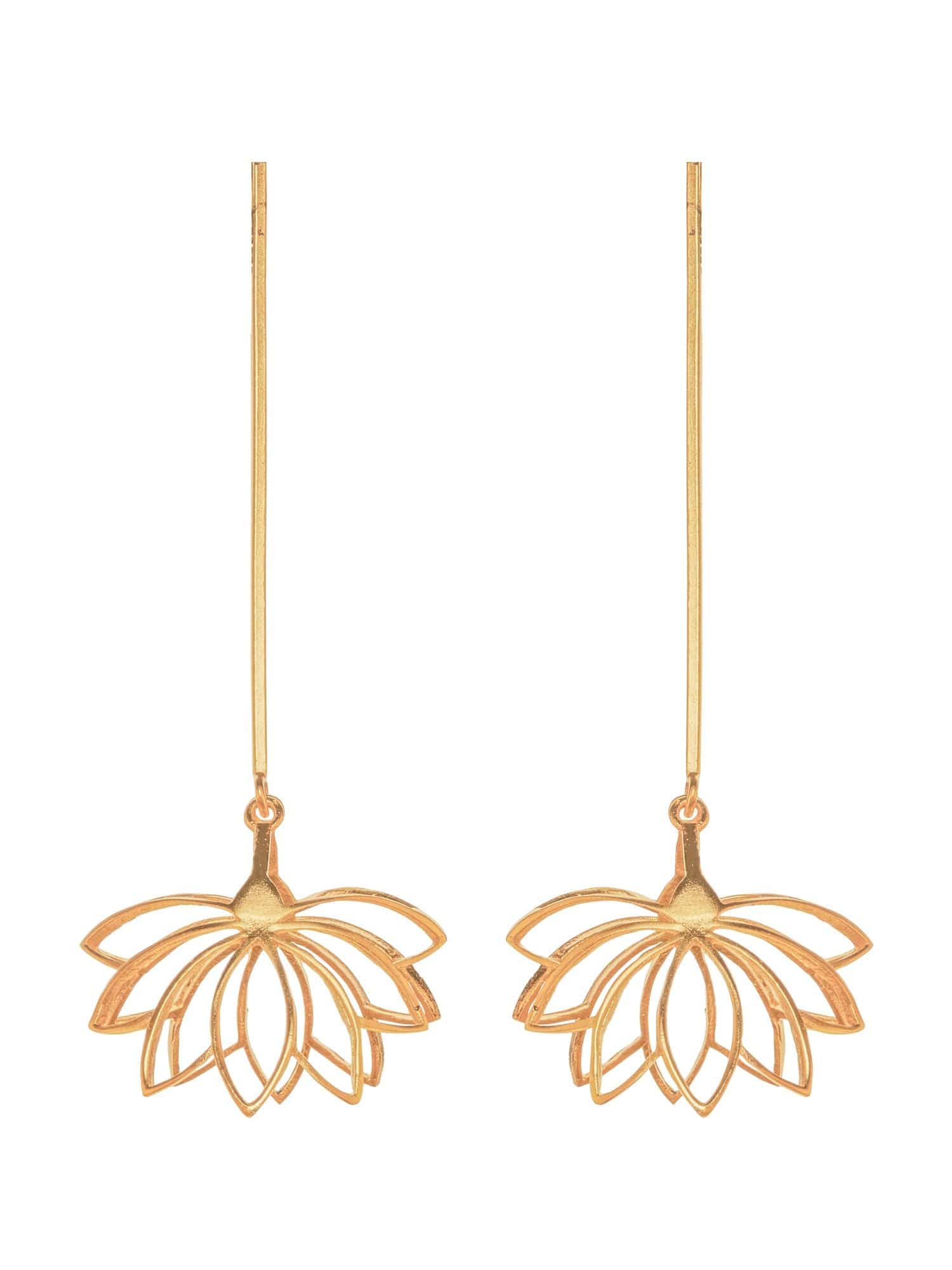 Lotus earrings