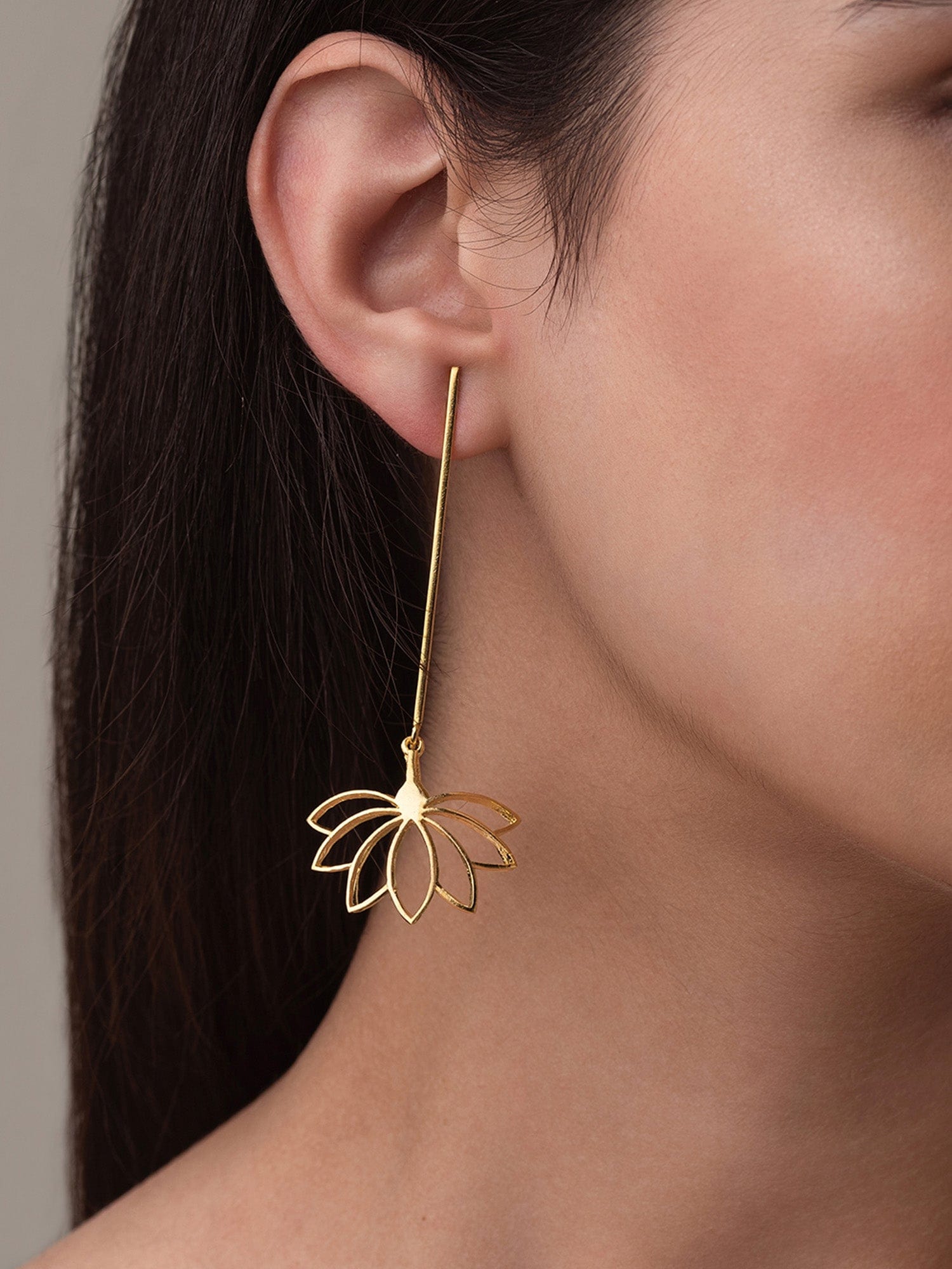 Lotus earrings