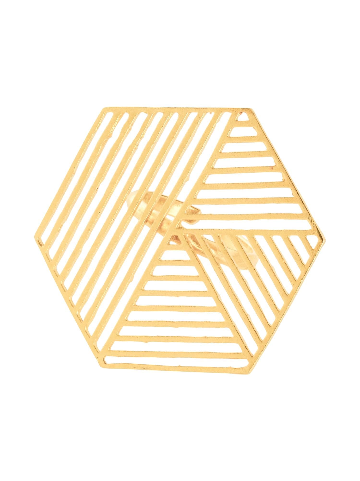 Geometric hexagon ring