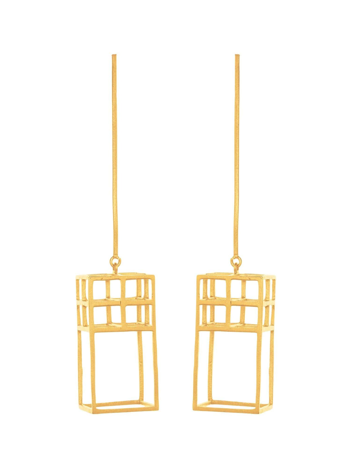 Grid earrings
