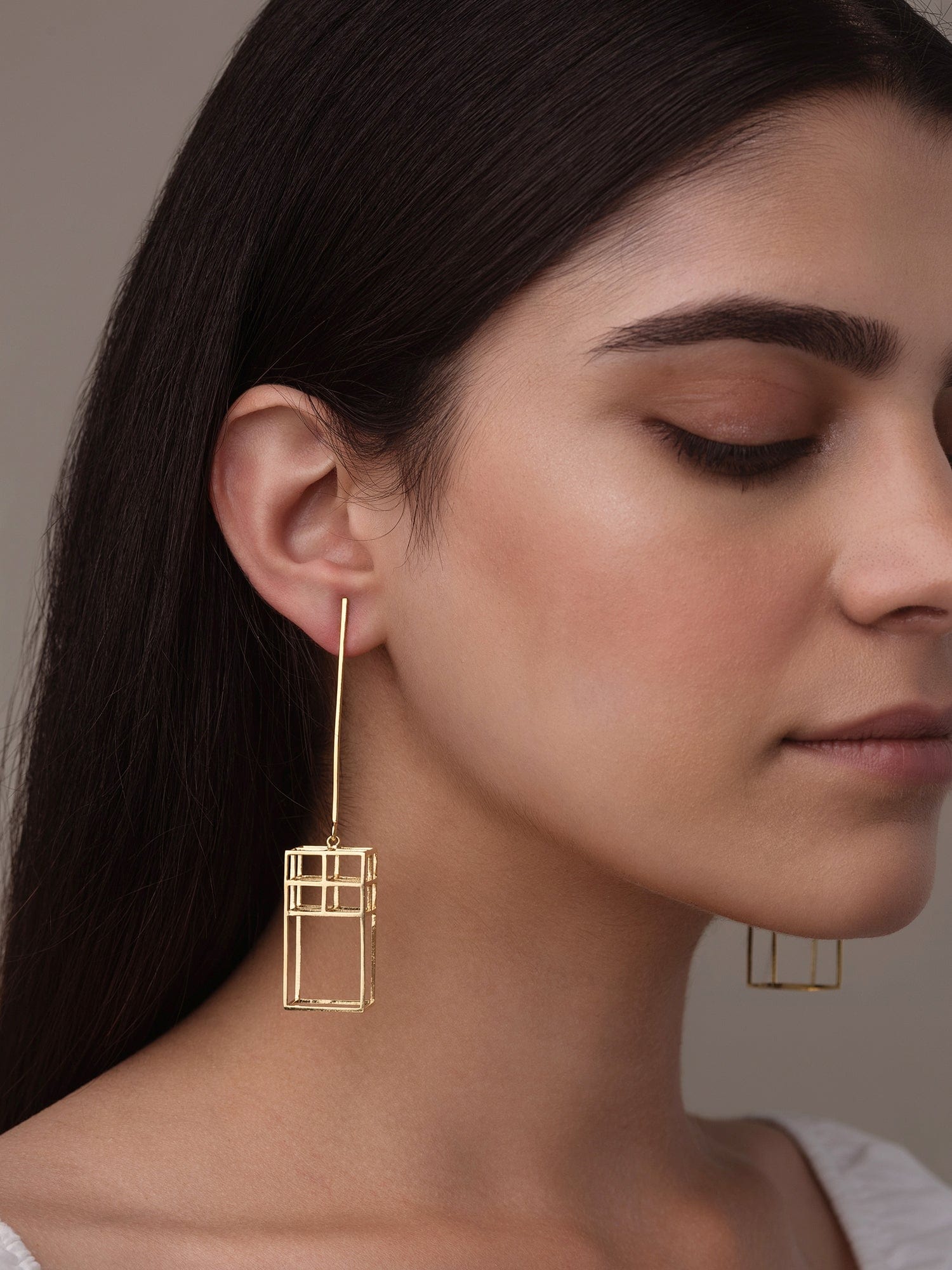 Grid earrings