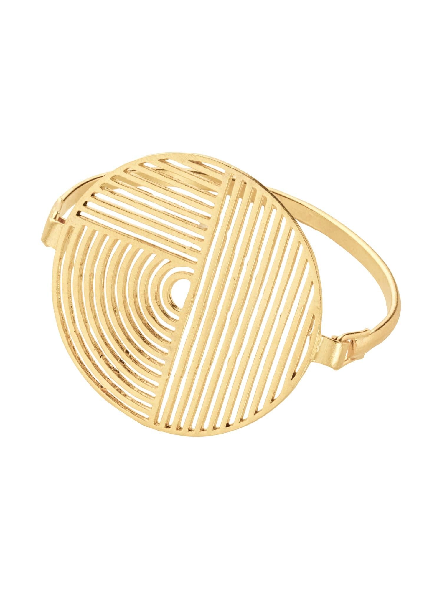 Geometric circle bracelet