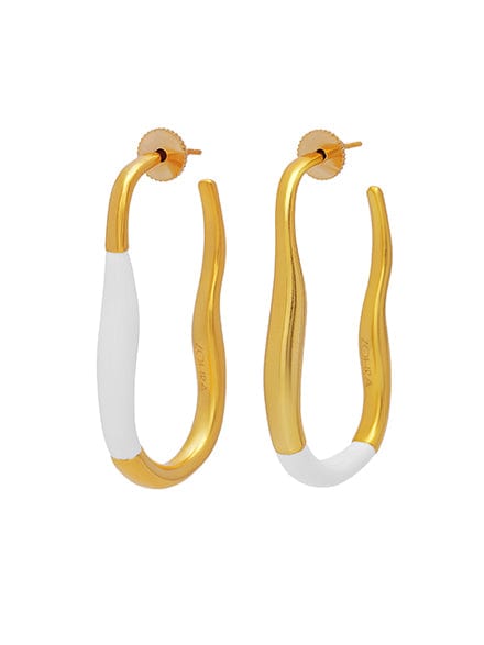 Mia hoops large