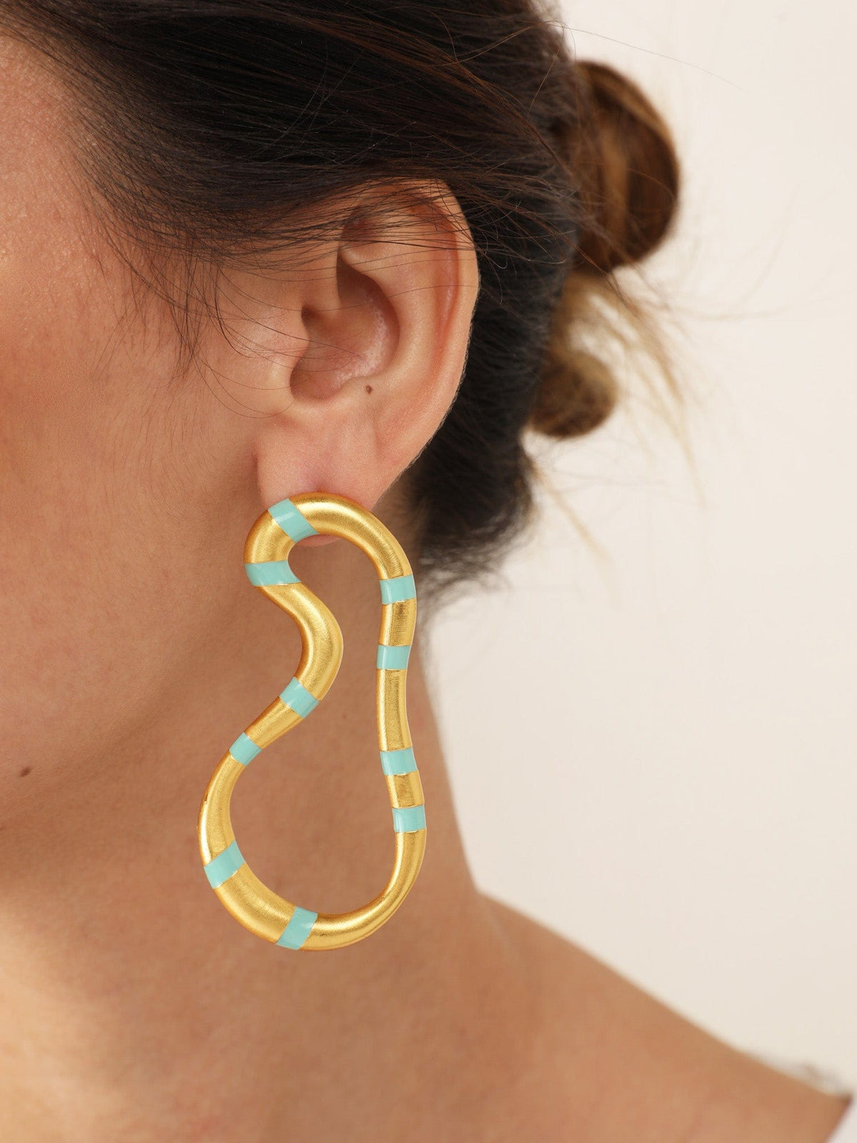 Leia hoops (Blue)