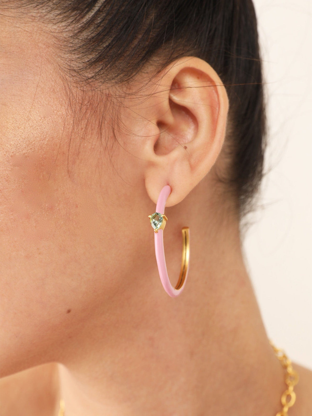 Elisa hoops (Pink)