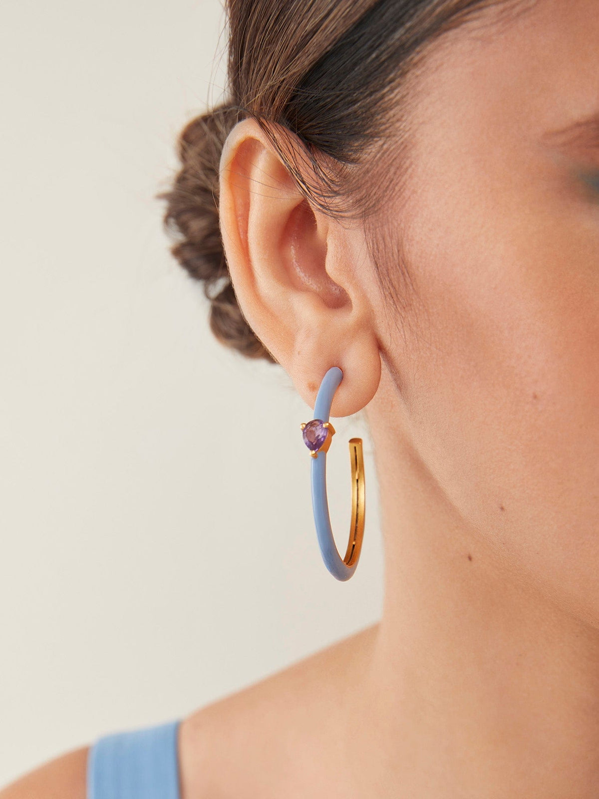 Elisa hoops (Blue)
