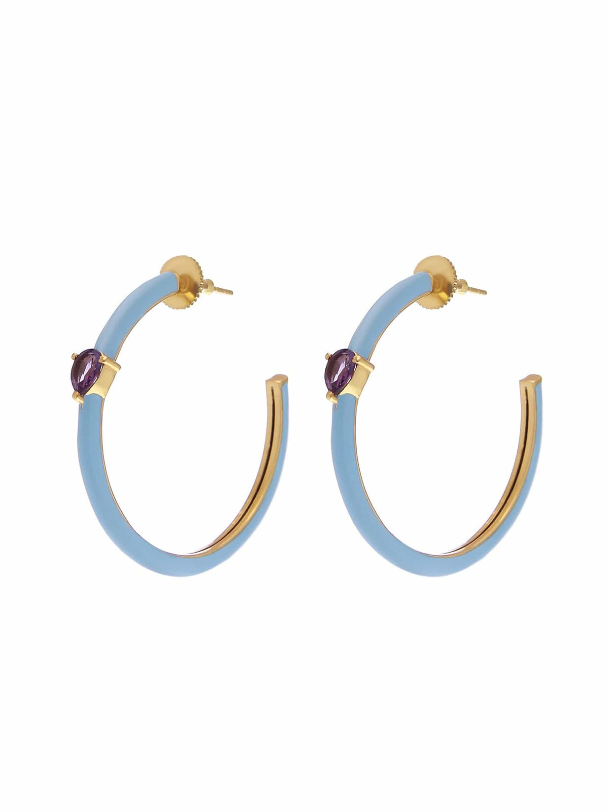 Elisa hoops (Blue)