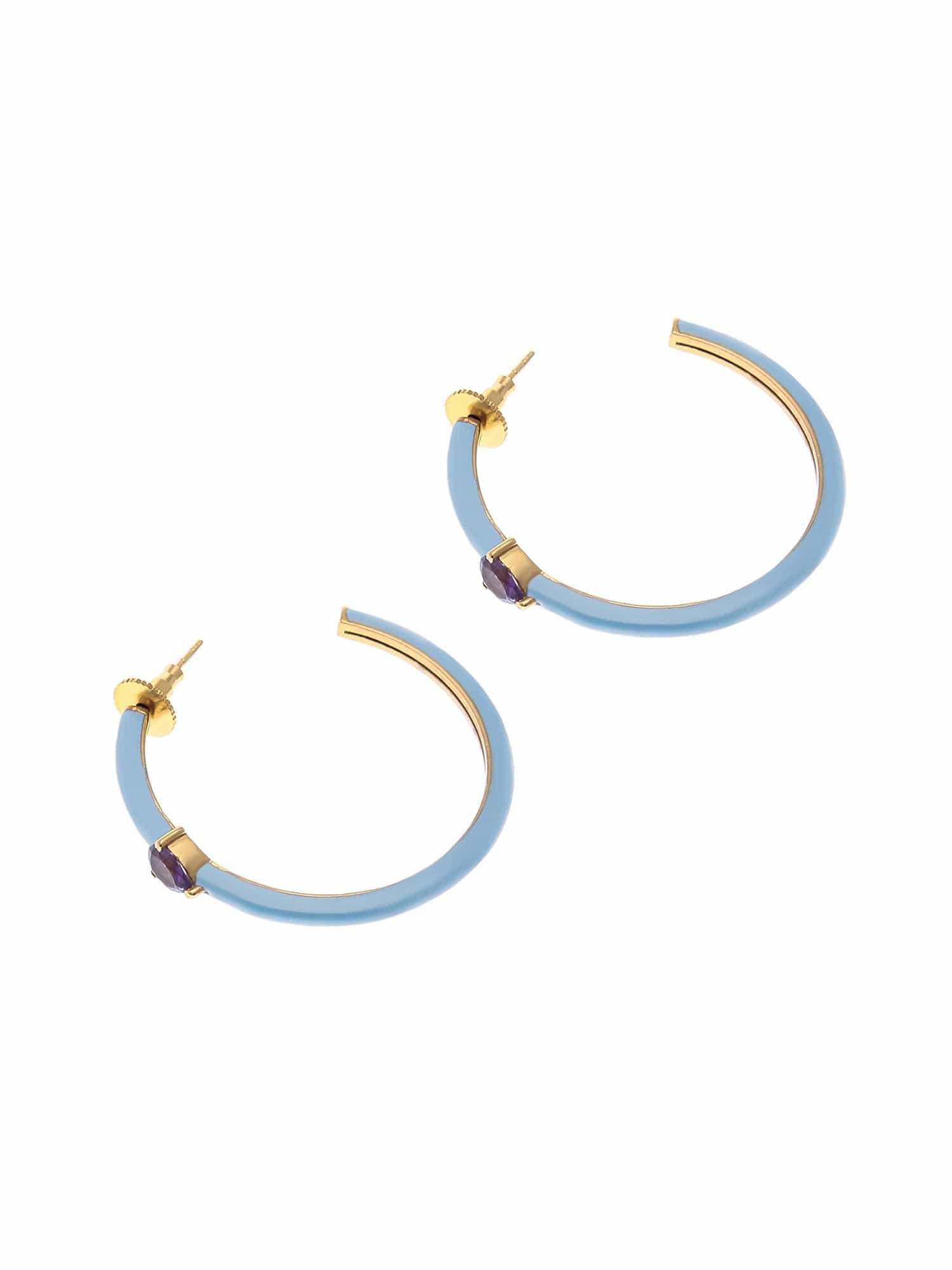 Elisa hoops (Blue)