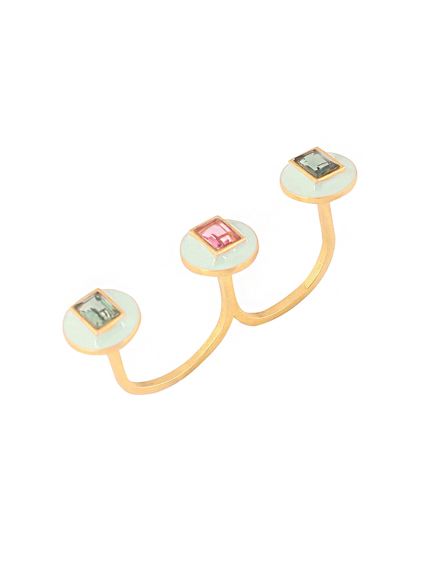 Gabriella ring (Mint green)