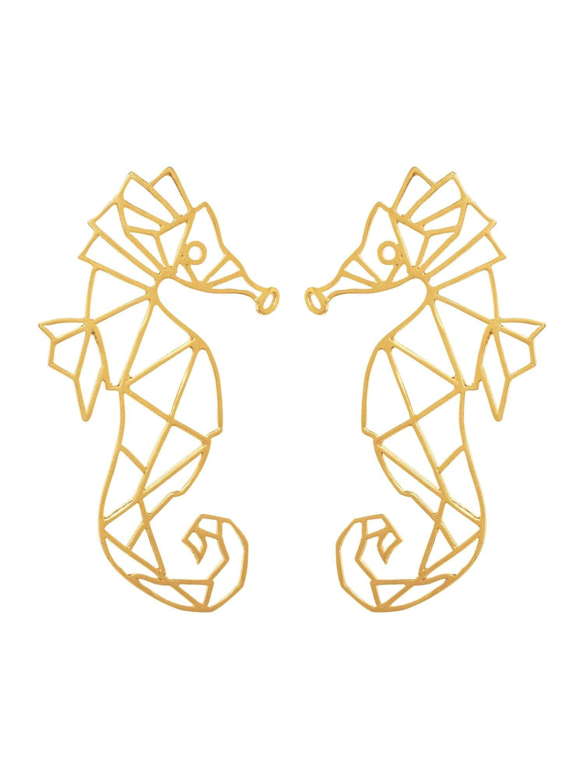 De La Mer Seahorse earrings