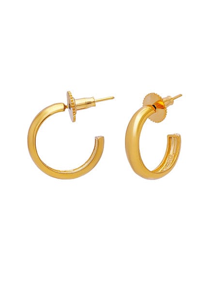 Detachable pearl hoop earrings