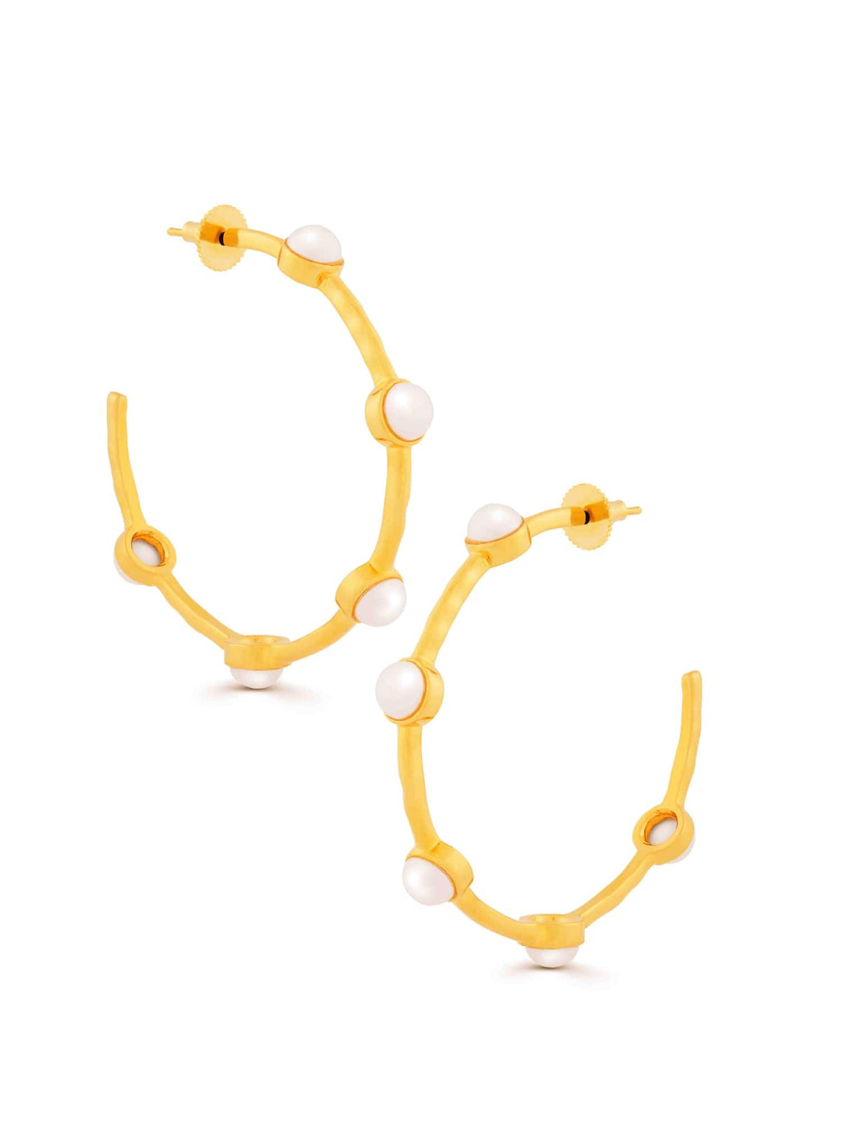 Linda pearl hoops
