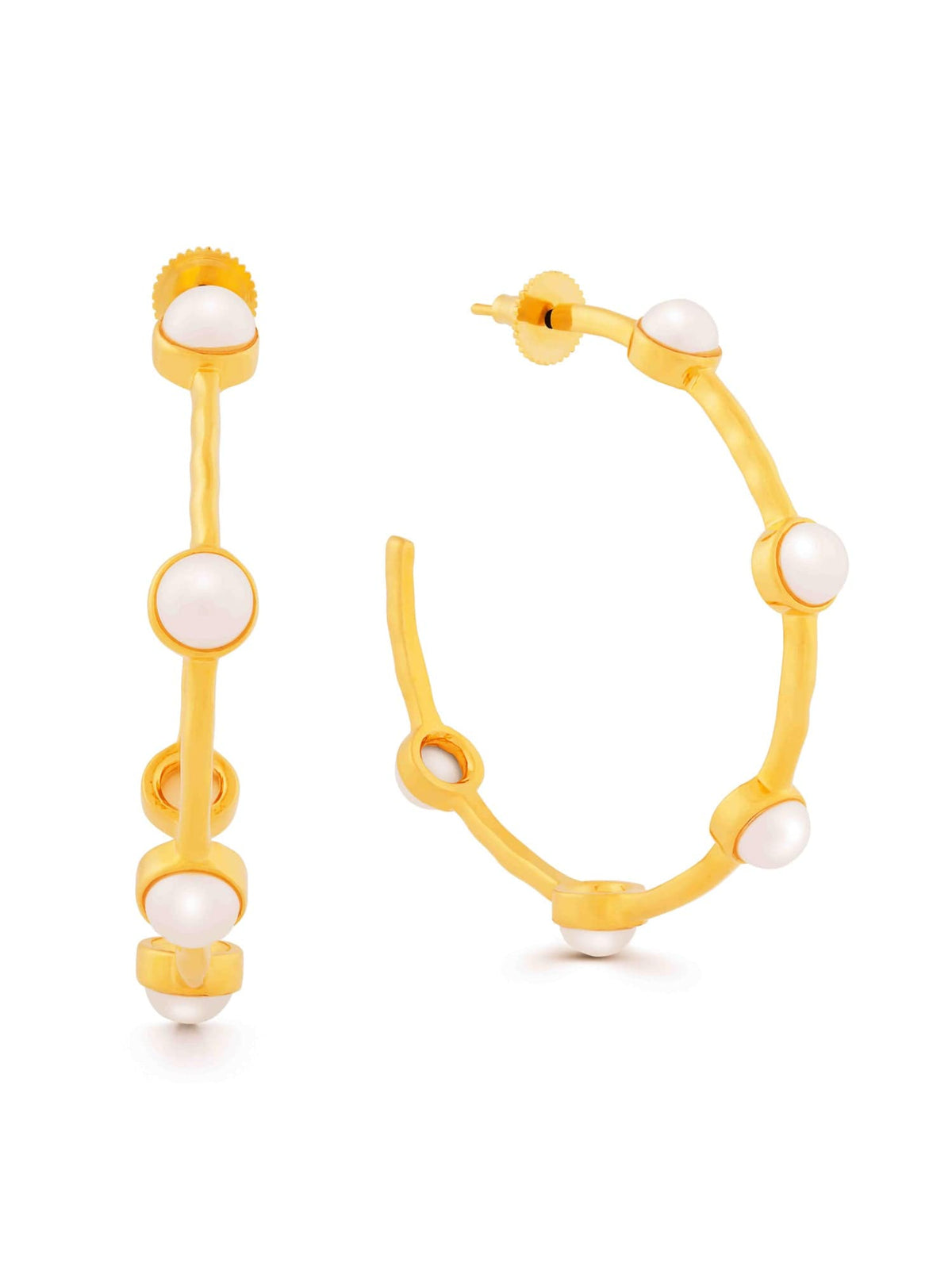 Linda pearl hoops