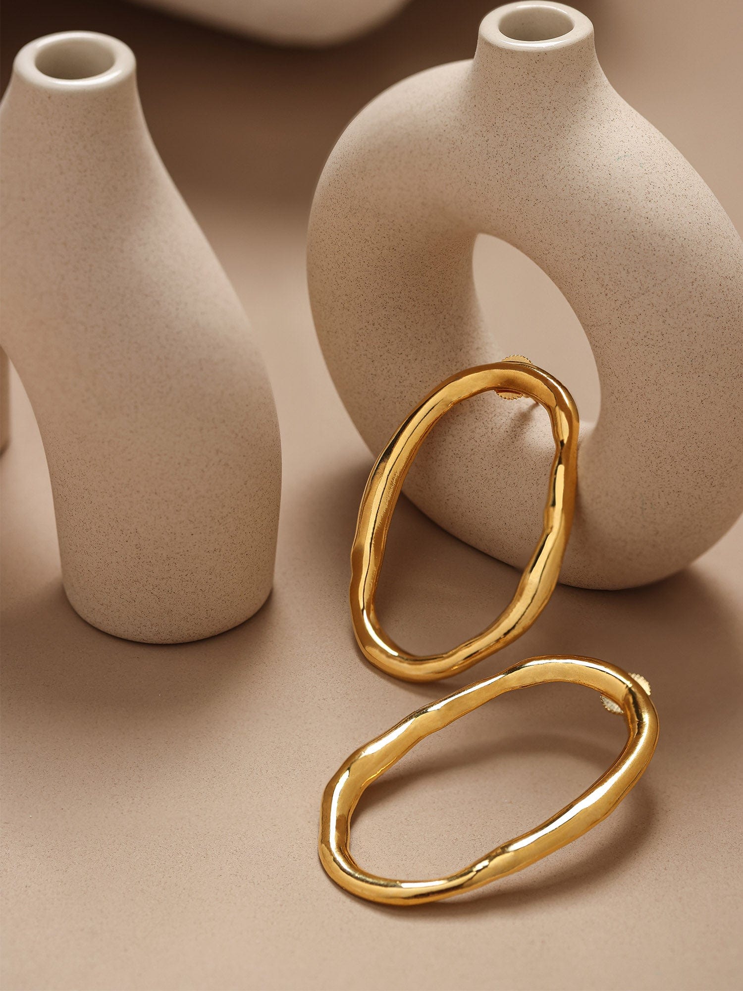 Lumi hoop earrings