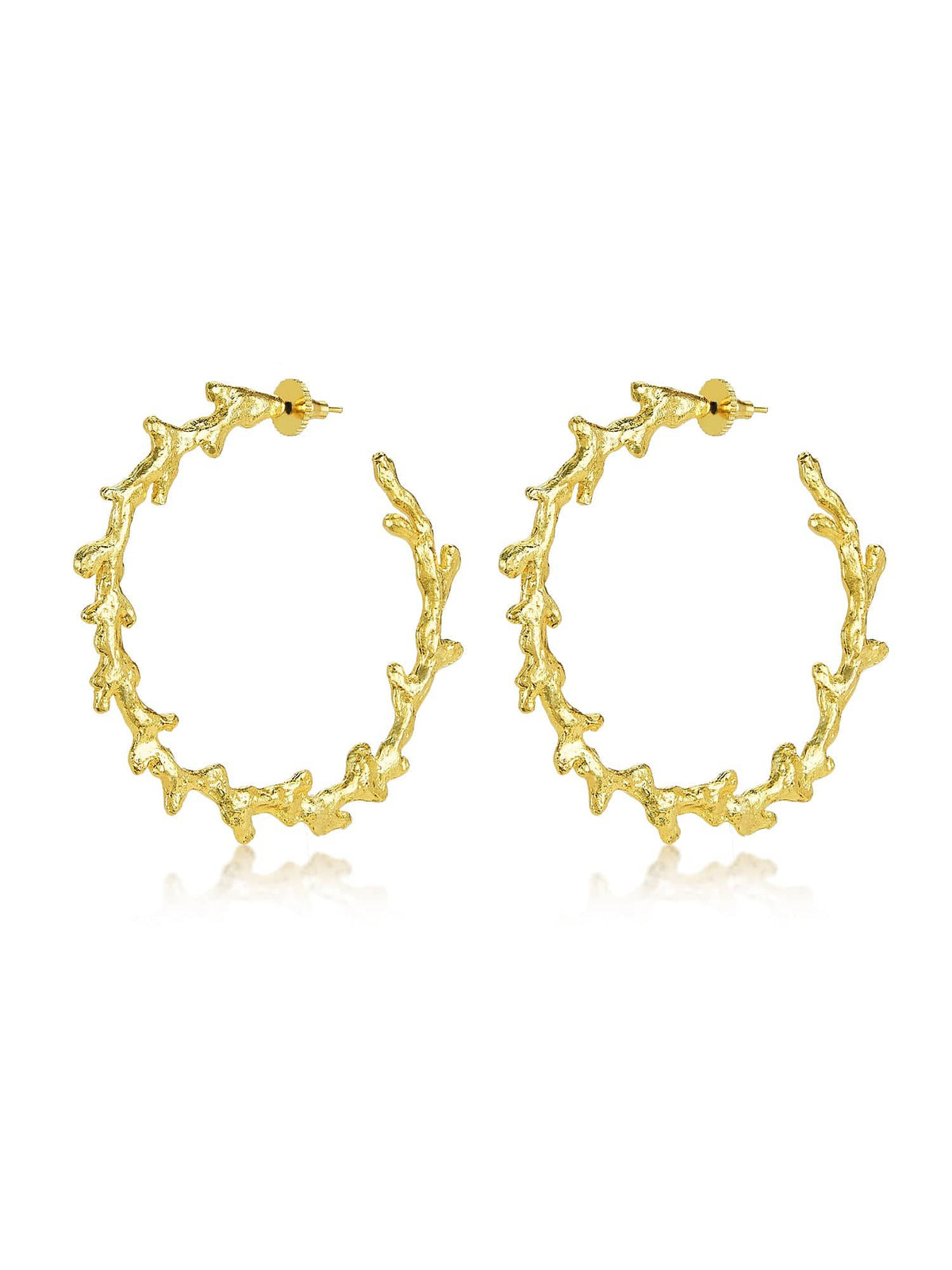 Nerice coral hoops