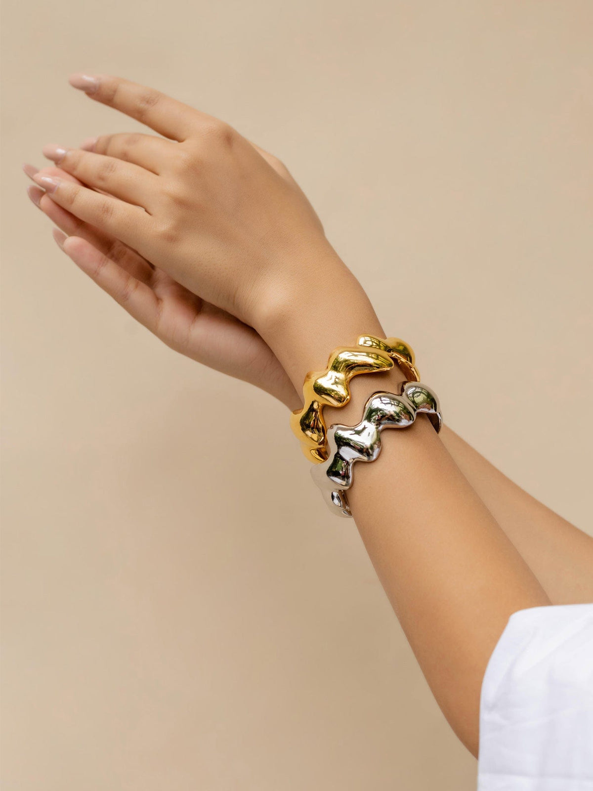 Ella bracelet - Gold and Silver stack