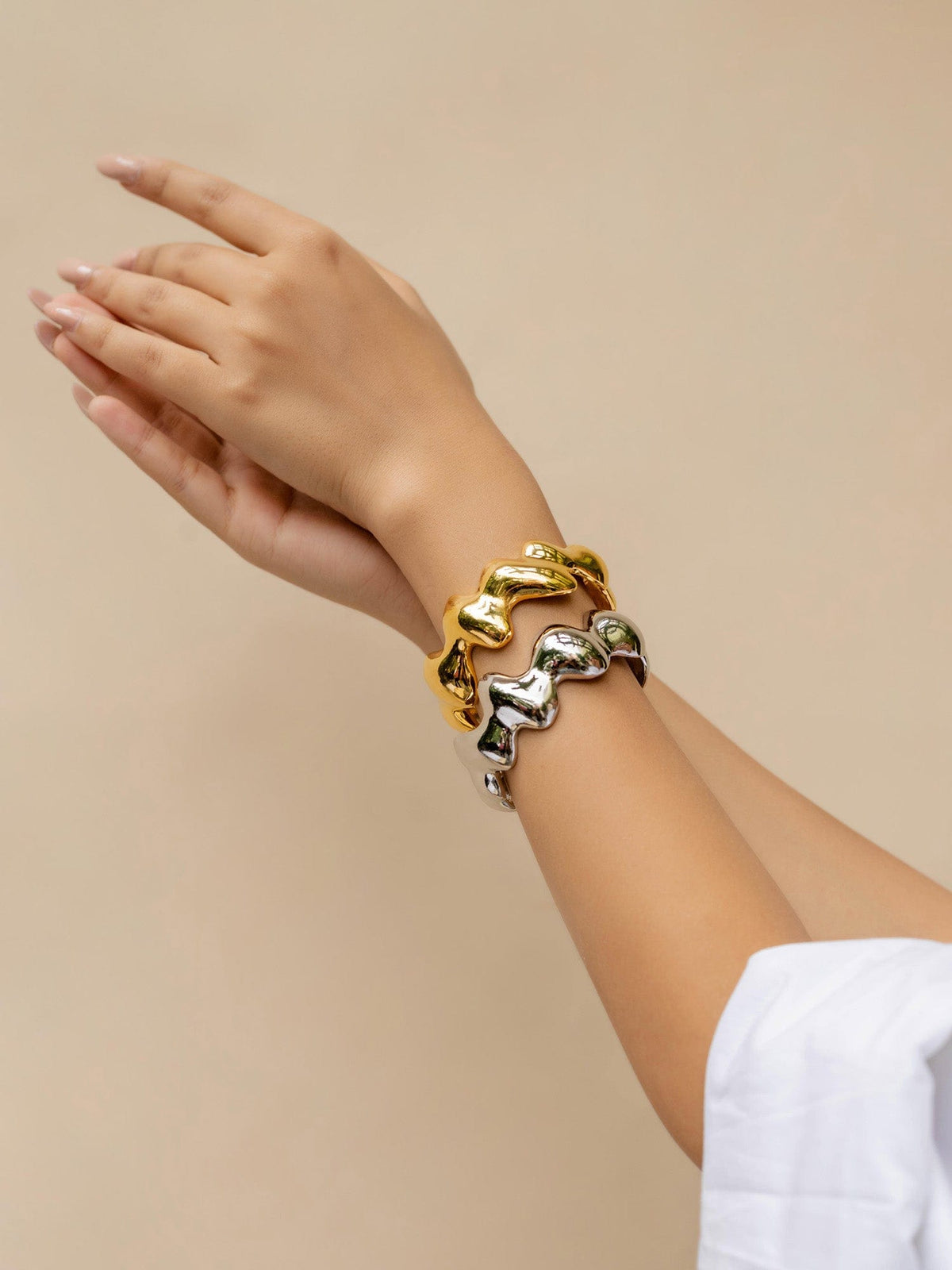 Ella bracelet - Gold and Silver stack