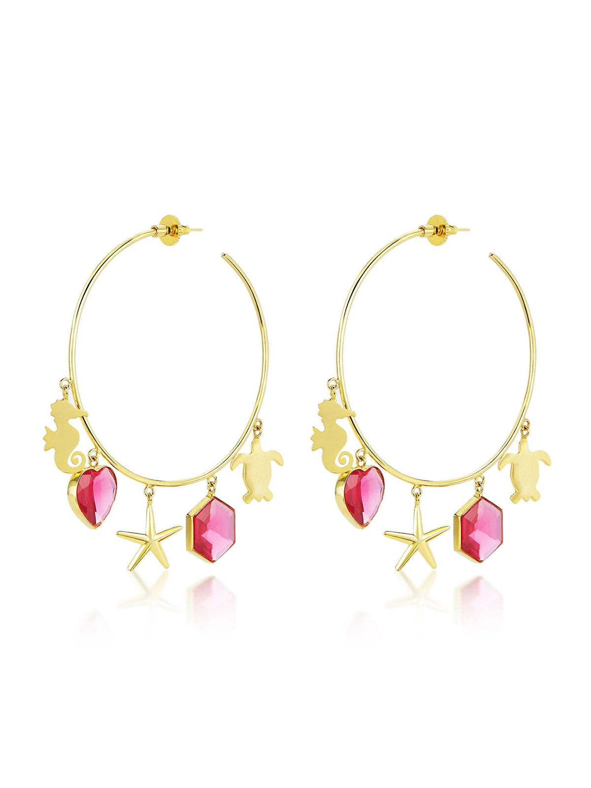 Callista hoop earrings