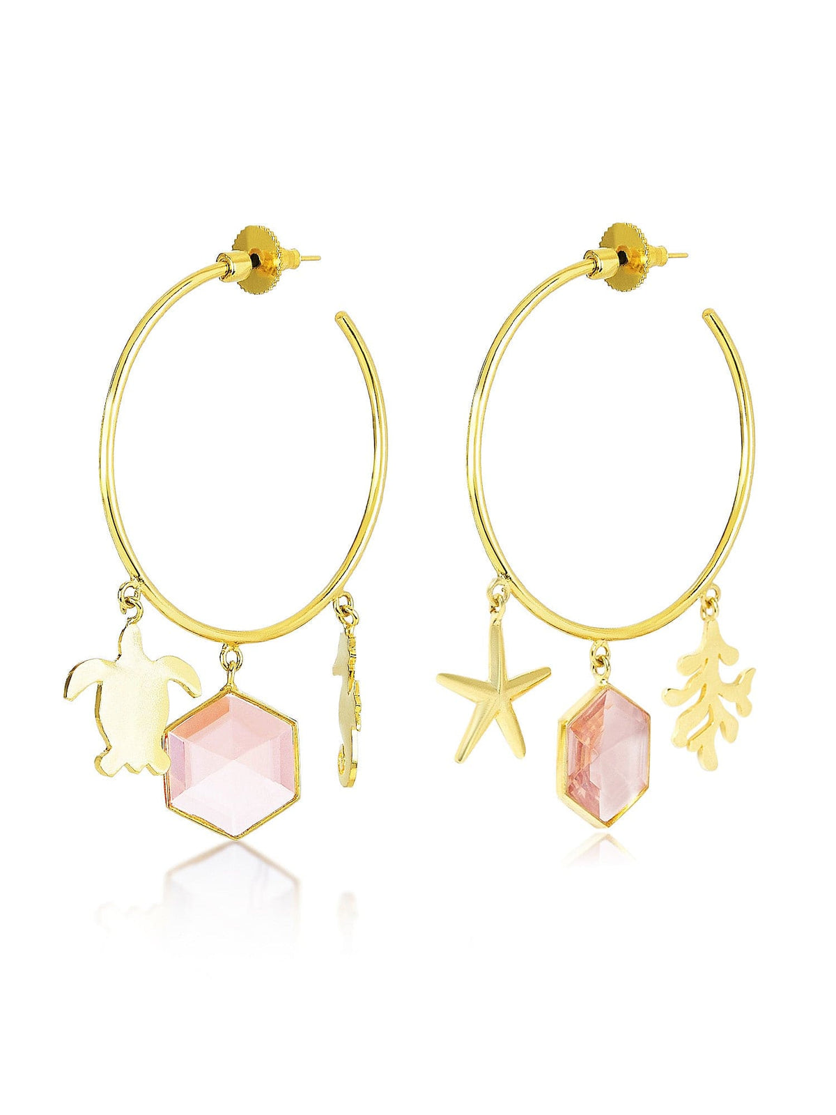 Callista hoop earrings