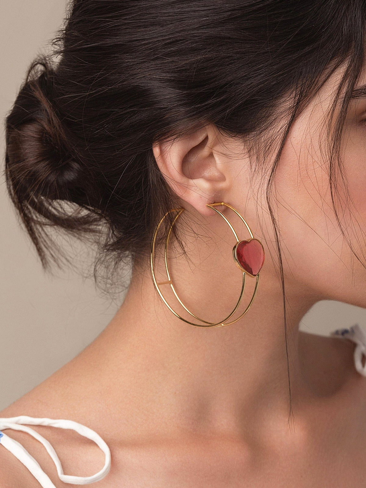 Amara hoop earrings