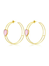 Amara hoop earrings