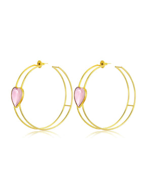 Amara hoop earrings