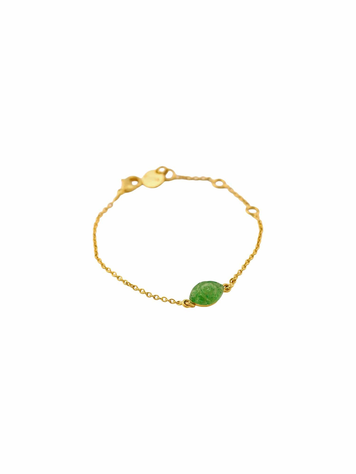 Green Strawberry Evil eye Bracelet