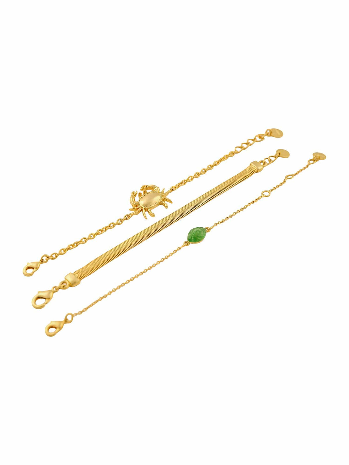Green Strawberry Evil eye Bracelet