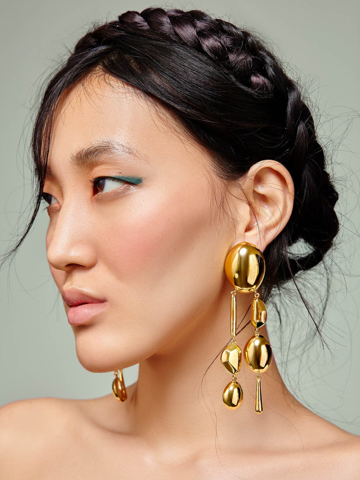Pebble Cascade earrings