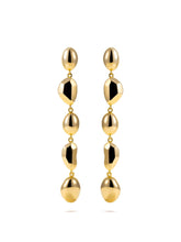 Pebble stack earrings