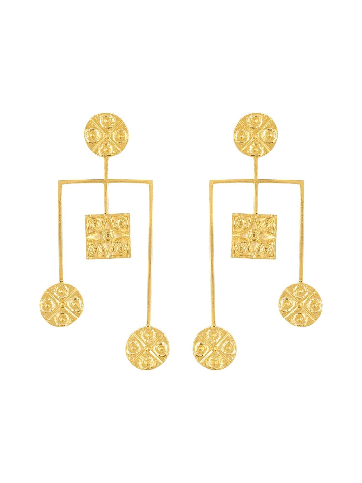 Mudra waterfall earrings